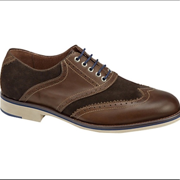 Johnston & Murphy Other - Johnston & Murphy Men's Ellington Wingtip Oxfords Brown/Dk Brown 9.5 M